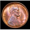 Image 2 : 1909 vdb Lincoln Cent 1c Grades GEM Unc RB