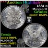 Image 1 : ***Auction Highlight*** 1881-o Morgan Dollar $1 Graded Select Unc+ DMPL By USCG (fc)