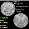 Image 1 : 1887-s Morgan Dollar $1 Grades Select Unc