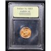 Image 4 : ***Auction Highlight*** 1901 Indian Cent 1c Graded Choice+ Unc RD By USCG (fc)