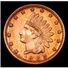 Image 2 : ***Auction Highlight*** 1863 Indian Civil War Token 1c Graded GEM Unc RD By USCG (fc)