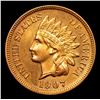 Image 2 : ***Auction Highlight*** 1907 Indian Cent 1c Graded Gem++ Proof Red By USCG (fc)