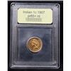Image 4 : ***Auction Highlight*** 1907 Indian Cent 1c Graded Gem++ Proof Red By USCG (fc)