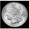 Image 2 : ***Auction Highlight*** 1891-p Morgan Dollar $1 Graded Choice Unc By USCG (fc)