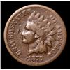 Image 2 : ***Auction Highlight*** 1877 Indian Cent 1c Graded f+ By USCG (fc)