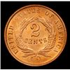 Image 3 : ***Auction Highlight*** 1864 Two Cent Piece 2c Graded Gem+ Unc RD By USCG (fc)