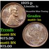 Image 1 : 1925-p Lincoln Cent 1c Grades GEM+ Unc BN