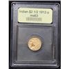 Image 4 : ***Auction Highlight*** 1912-p Gold Indian Quarter Eagle $2 1/2 Graded Select Unc By USCG (fc)