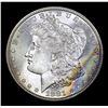 Image 2 : 1881-s Rainbow Toned Morgan Dollar $1 Grades Choice+ Unc