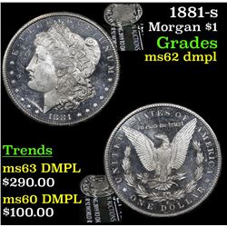 1881-s Morgan Dollar $1 Grades Select Unc DMPL