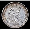 Image 2 : 1877-p Seated Liberty Dime 10c Grades Select AU