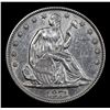 Image 2 : ***Auction Highlight*** 1871-p Seated Half Dollar 50c Graded Select Unc By USCG (fc)