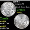 Image 1 : 1889-s Morgan Dollar $1 Grades Select Unc