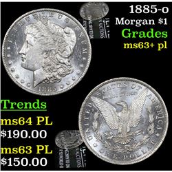 1885-o Morgan Dollar $1 Grades Select Unc+ PL