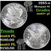 Image 1 : 1885-o Morgan Dollar $1 Grades Select Unc+ PL