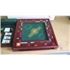Image 2 : Collector's Edition Monopoly Board Game w/ Wooden Box, Chrome Game Pieces