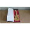 Image 1 : Beatles Commemorative Ltd. Ed Watch Set w/ 4 Watches, Wooden Guitar-Shaped Box & Signatures