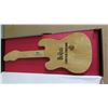 Image 2 : Beatles Commemorative Ltd. Ed Watch Set w/ 4 Watches, Wooden Guitar-Shaped Box & Signatures