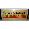 Image 1 : Vintage Sign For "Top of the Boulevard" Columbia Inn