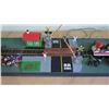 Image 4 : Railroad Station in Plexiglass w/ Transformer - Station House, Rail Crossing, etc