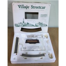 Boxed Village Streetcar w/ Lighted Windows, Department 56, Auto Reverse, etc