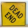 Image 1 : Yellow Black "Dead End" Street Sign