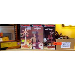 Lionel Railroad Track Accessories - Highway Flasher, Semaphone, Sanjo Signal