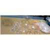 Image 1 : Misc Round Edge Glassware Set, Serving Platters, Candy Dishes, Wine Glasses, etc