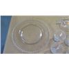 Image 2 : Misc Round Edge Glassware Set, Serving Platters, Candy Dishes, Wine Glasses, etc