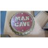 Image 3 : Man Cave  Décor - Arrows, Man Cave Sign, Man Cave Beer Cap Clock, etc
