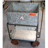 Image 1 : Vintage Rolling Cooler Cart w/ Bottle Opener