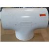Image 1 : Large White Spears USA PVC Tee "T" Socket Coupler
