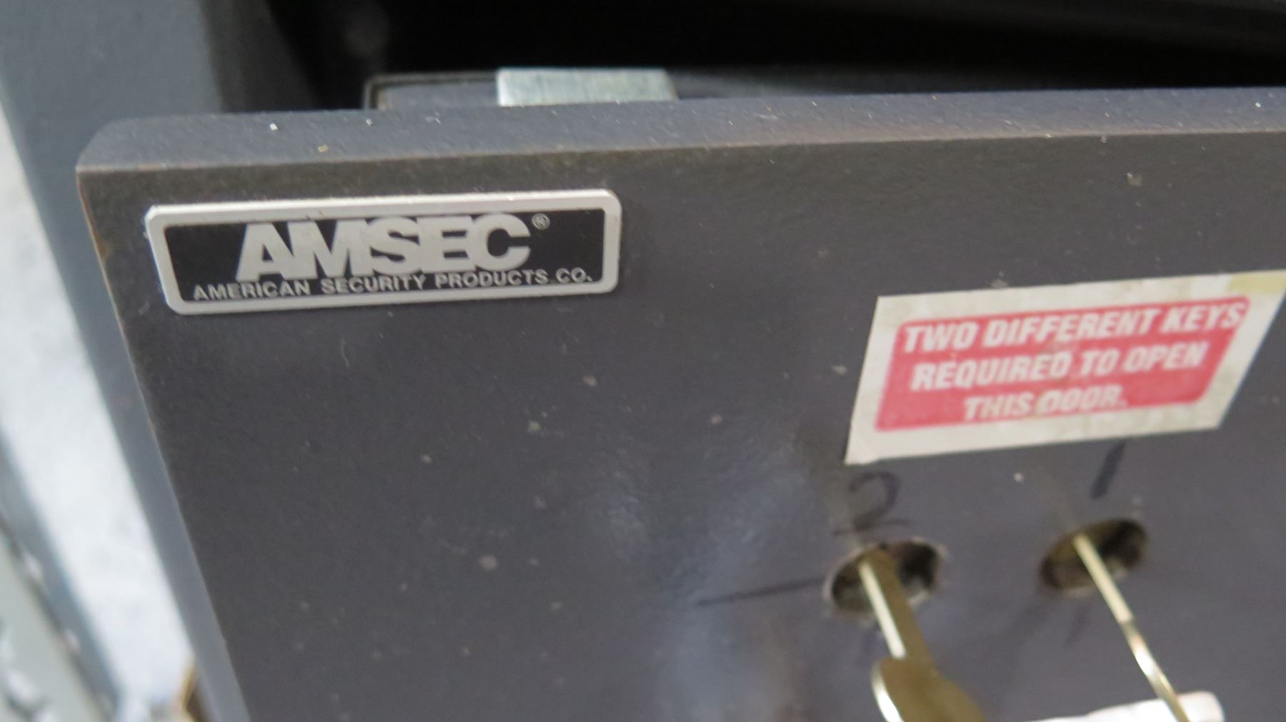 Amsec Safe (2 Keys to Open) - 2 Working Keys Included, Both Keys are ...