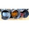 Image 1 : Red, Yellow, Green Traffic Lights w/ Brackets