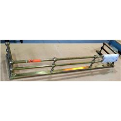 3 Sided 3-Tier Brass Railing