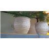 Image 2 : Qty 3 Artificial Plants in Decorative Planters