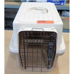 Plastic Pet Carrier w/ Metal Door