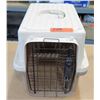 Image 1 : Plastic Pet Carrier w/ Metal Door