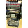 Image 1 : Tall Metal Square Bird Cage w/ Perches