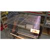 Image 3 : Tall Metal Square Bird Cage w/ Perches