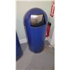 Image 5 : Qty 2 Metal Domed Commercial Garbage Cans