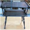 Image 1 : Vintage Wooden End Table w/ Undershelf