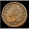 Image 2 : 1863 Liberty Cap Civil War Token 1c Grades vf++