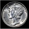 Image 2 : 1936-d Mercury Dime 10c Grades GEM+ Unc