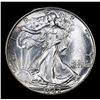 Image 2 : 1942-p Walking Liberty Half Dollar 50c Grades Select+ Unc