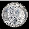 Image 3 : 1942-p Walking Liberty Half Dollar 50c Grades Select+ Unc