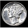 Image 2 : 1942-d Mercury Dime 10c Grades GEM+ Unc
