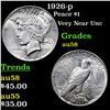 Image 1 : 1926-p Peace Dollar $1 Grades Choice AU/BU Slider