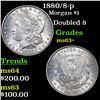 Image 1 : 1880/8-p Morgan Dollar $1 Grades Select+ Unc