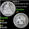 Image 1 : 1855-o Seated Half Dollar 50c Grades g+